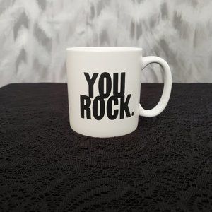 🤩3/$15! UNUSED Quotable Mugs "You Rock" coffee/tea mug